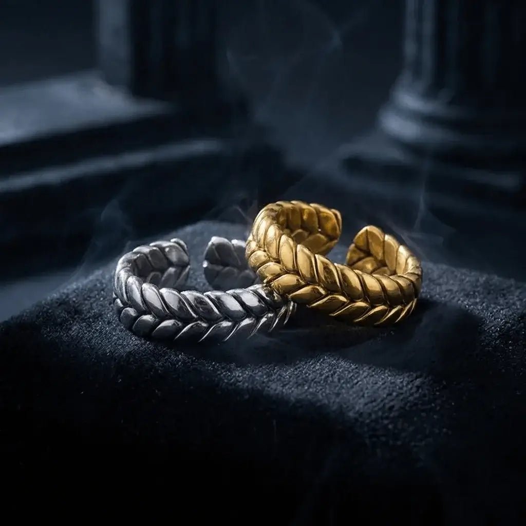 Imperion Crown Gold – Waterproof Laurel Crown Ring