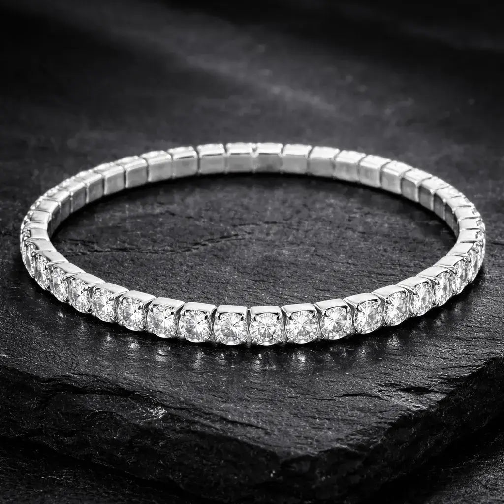 Alvora Sentinel Flex – Adjustable Waterproof Men's Tennis Bracelet