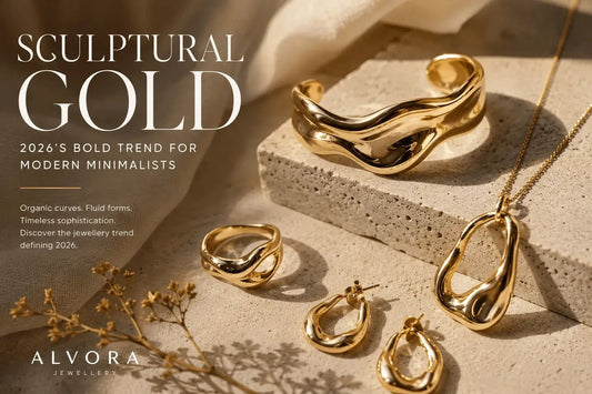 Sculptural Gold Jewellery Trend 2026 | Modern Minimalist Gold Styles