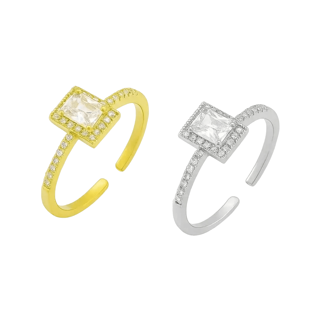 Alvora Clarionne Emerald Ring – Statement Ring | Elegant & Timeles