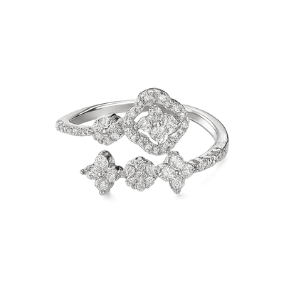 Althara Gold Ring – Floral Star-Path Jewelry Design