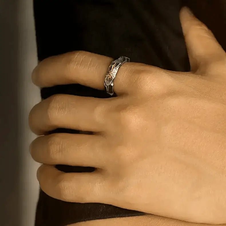 Alvora Aurekarn Ring – Self-Discipline Wish Stone Unique Men’s Ring