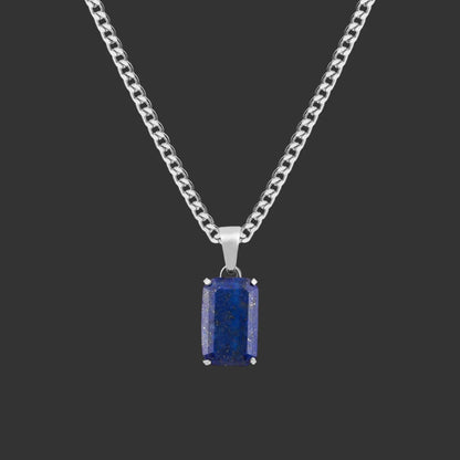 Alvora Aurelium – Lapis | Natural Lapis Lazuli Pendant in 18K Gold 