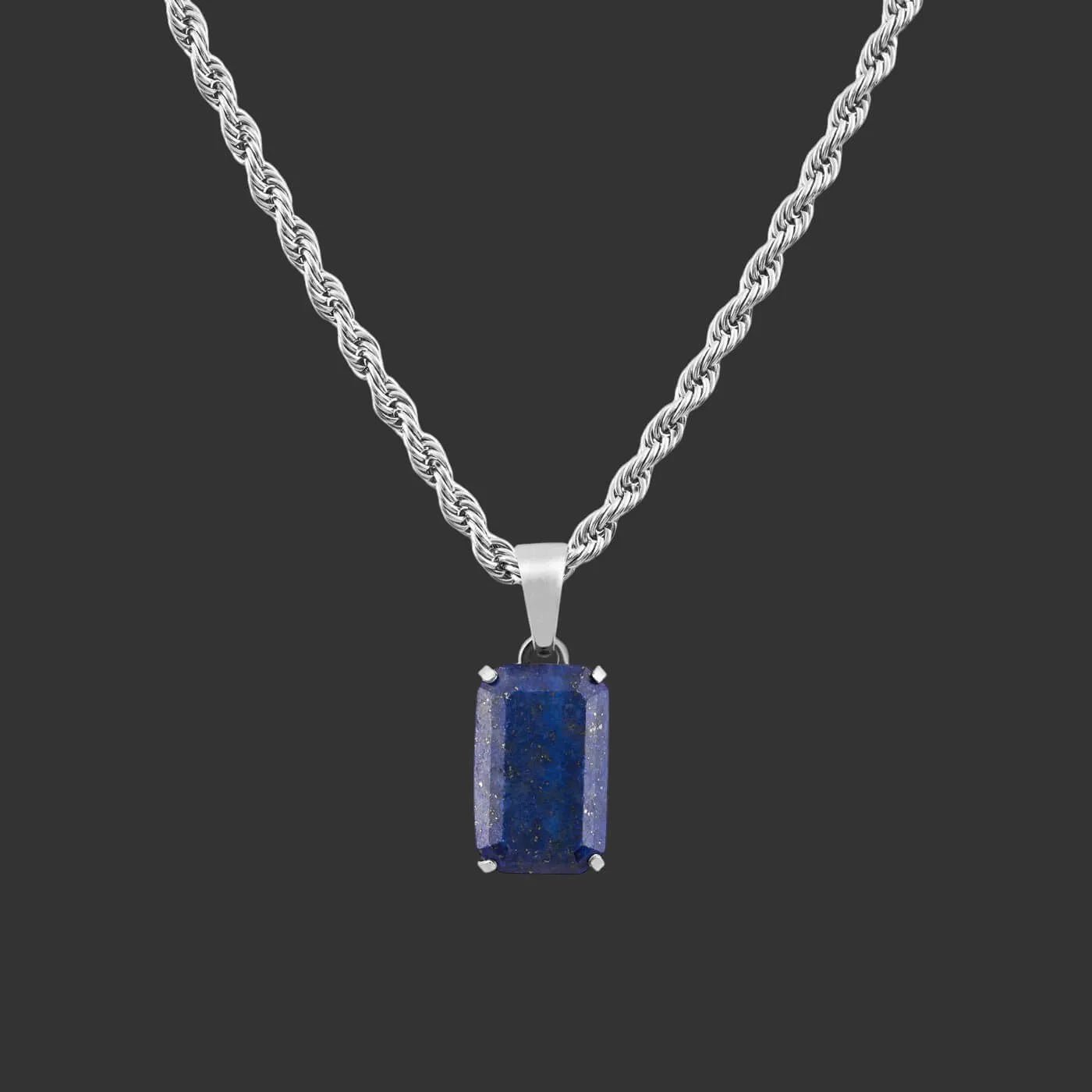 Alvora Aurelium – Lapis | Natural Lapis Lazuli Pendant in 18K Gold 
