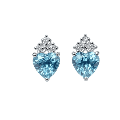 Alvora Bluemira Stud Earrings | Vintage Silver Modern Minimal Jewelry
