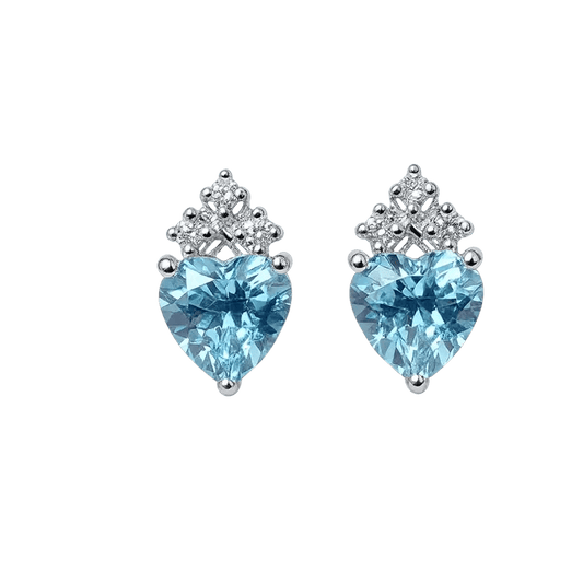 Alvora Bluemira Stud Earrings | Vintage Silver Modern Minimal Jewelry