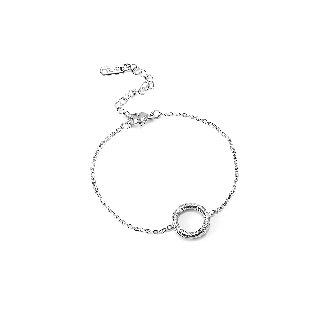 Circlia B – 18K Gold Plated Adjustable Circle Bracelet