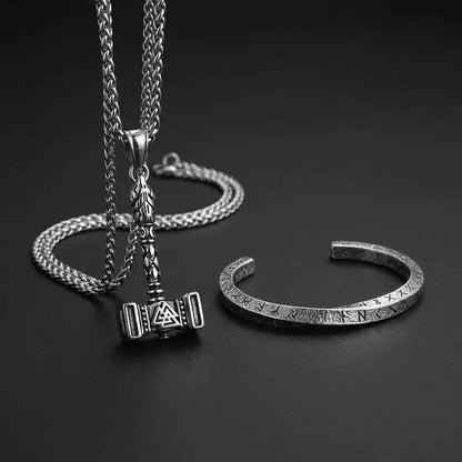 Nordic Shield Bundle | Viking Jewellery Set for Men
