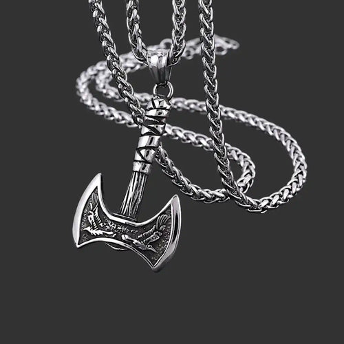 Draxil Twin Axe - Silver