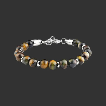 Alvora Echelon – Dreamy Tiger Eye | Men’s Stone Adjustable Bracelet