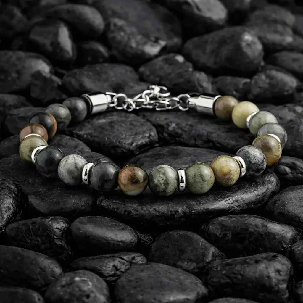 Alvora Echelon – Terra | Men’s Stone Adjustable Bracelet