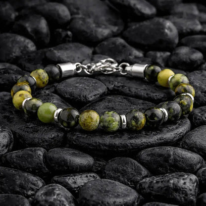 Alvora Echelon – Verdant | Bold Men’s Stone Bracelet 