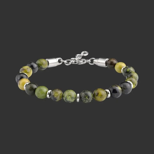 Alvora Echelon – Verdant | Bold Men’s Stone Bracelet 