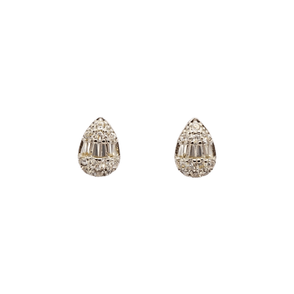 Eclisse Teardrop Earrings – Celestial Crystal Jewelry