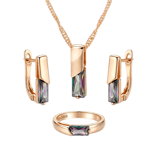 Elixson Auralis Bundle | Rose Gold Jewellery Set | ALVORA