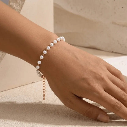 Eloura – Gold Pearl Bracelet | Waterproof & Tarnish-Free