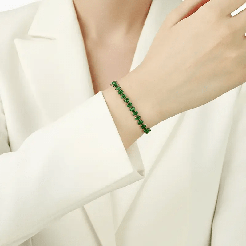 Emerald Grace Bundle | Gold Emerald Jewellery Set