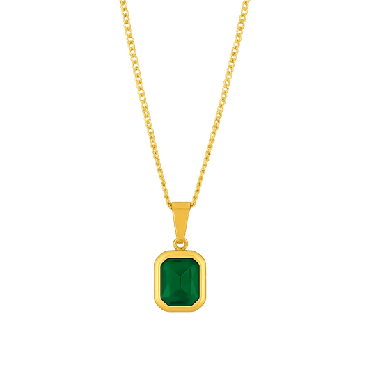Alvora Emerisse Necklace – 18k Gold Waterproof Elegance jewelry