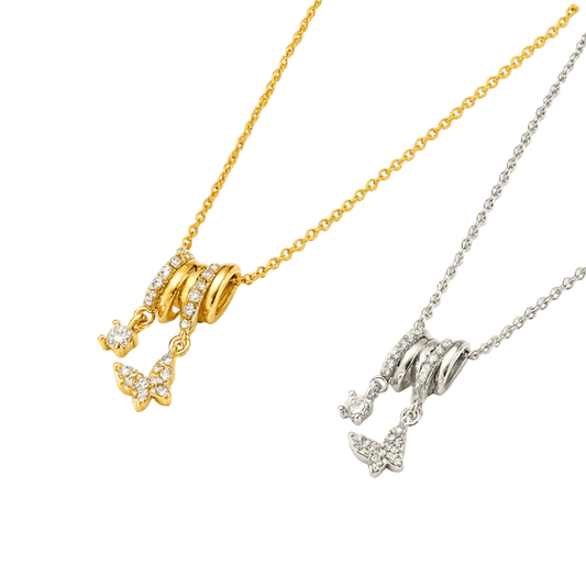 Alvora Fayloria Butterfly Necklace | Waterproof & Tarnish-Free Charm Jewelry