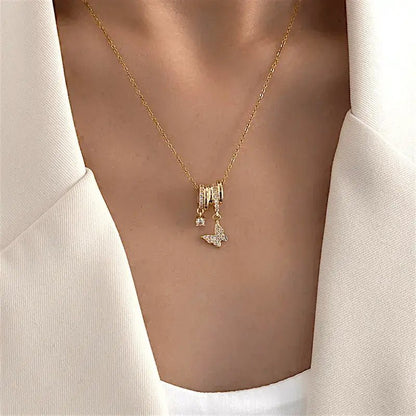 Alvora Fayloria Butterfly Necklace | Waterproof & Tarnish-Free Charm Jewelry