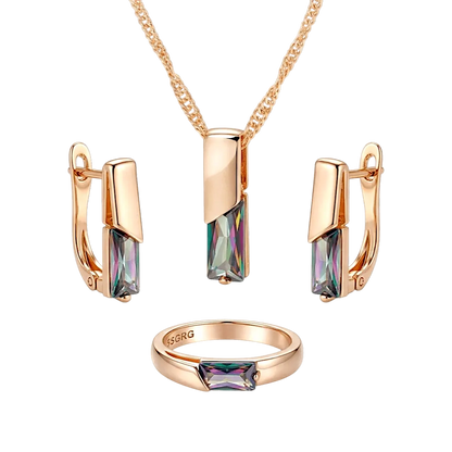 Elixson Auralis Bundle | Rose Gold Jewellery Set | ALVORA