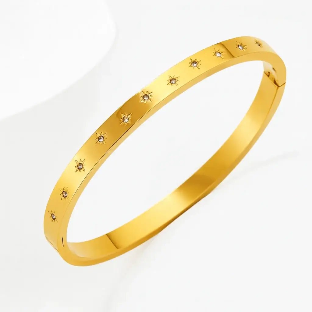 Alvora Lumora – Star Path Inspired Gold & Silver Bracelet