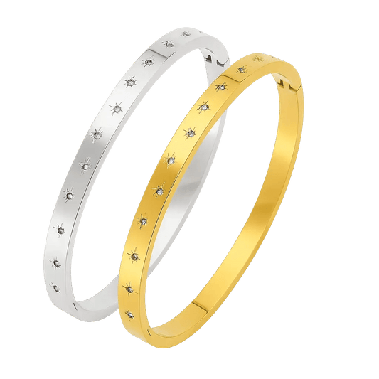 Alvora Lumora – Star Path Inspired Gold & Silver Bracelet