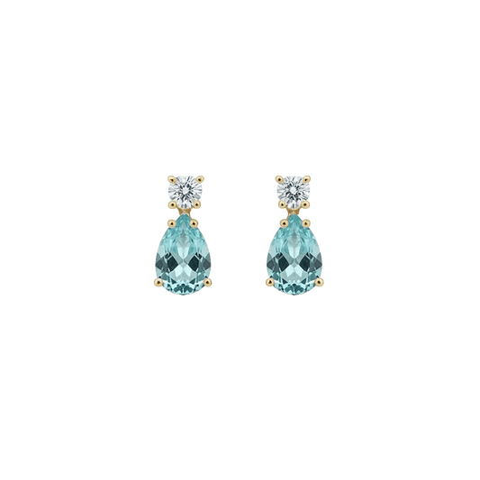 Alvora Merivine Vintage Minimalist Gold Stud Earrings