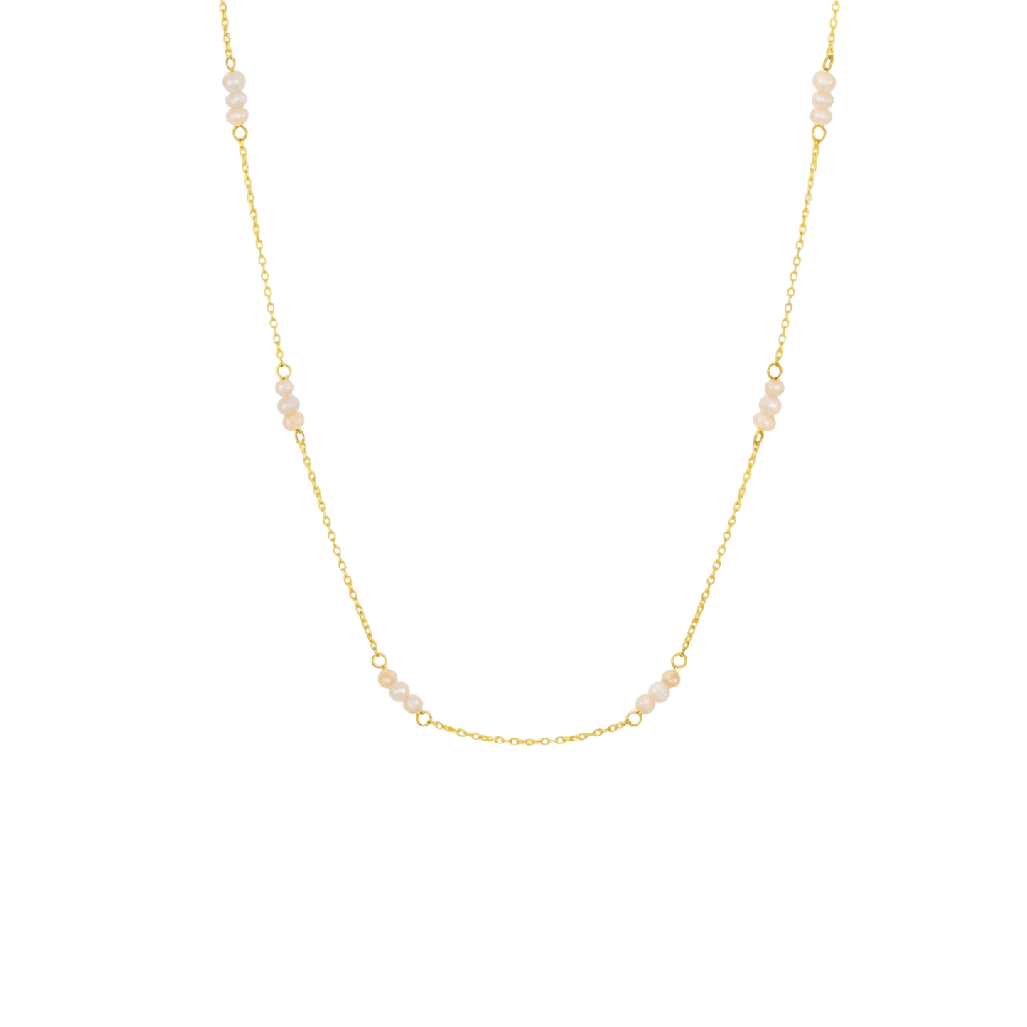 Alvora Nerissa Pearl Necklace | Waterproof Minimal Gold Jewellery