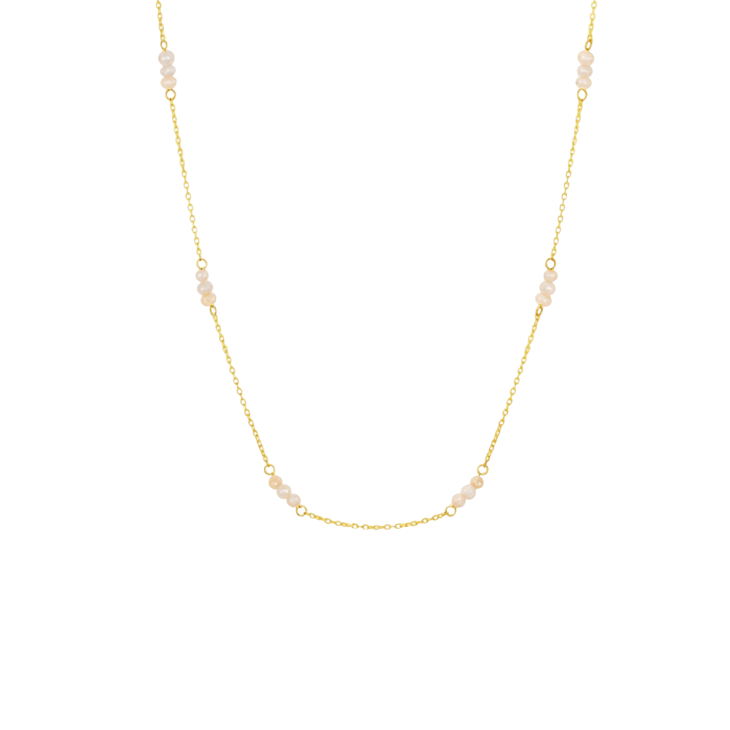 Alvora Nerissa Pearl Necklace | Waterproof Minimal Gold Jewellery