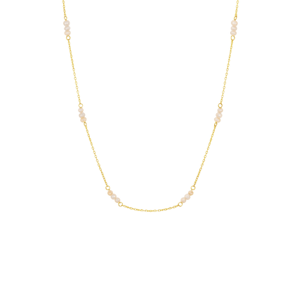Alvora Nerissa Pearl Necklace | Waterproof Minimal Gold Jewellery