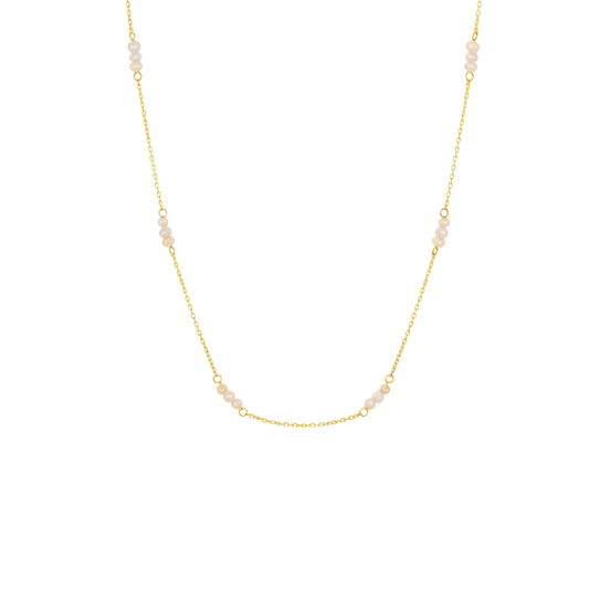 Alvora Nerissa Pearl Necklace | Waterproof Minimal Gold Jewellery