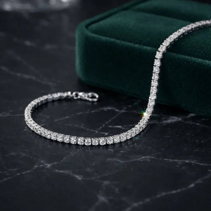 Noctessa - Alvora 925 sterling bracelet bridal jewelry elegant gift for her