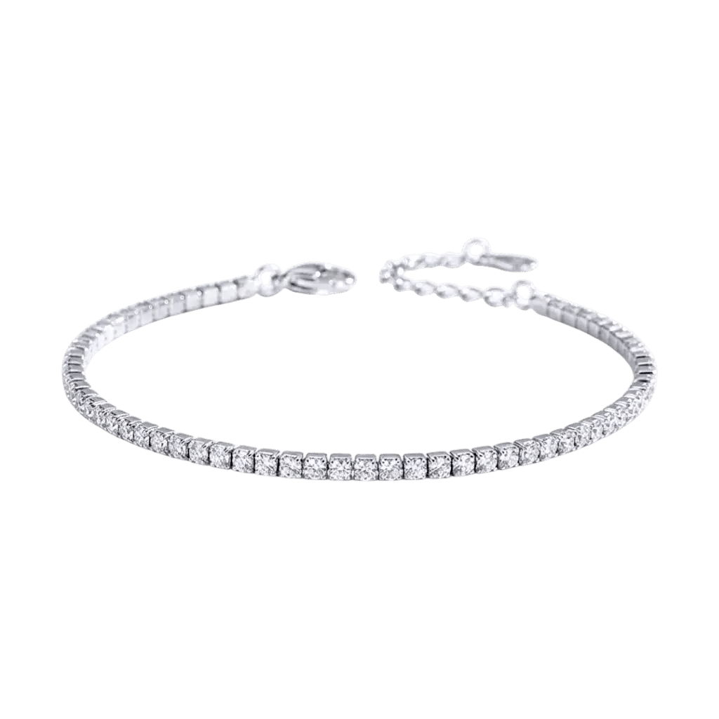 Noctessa - Alvora 925 sterling bracelet bridal jewelry elegant gift for her
