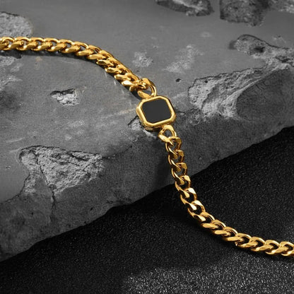 Alvora Nocturne Bracelet | Waterproof Gold & Silver Men Jewelry 