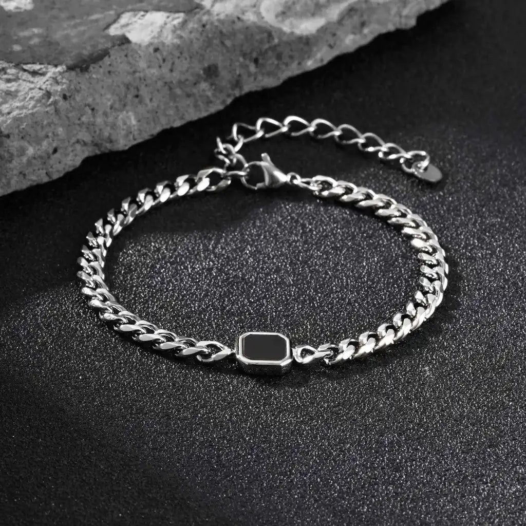 Alvora Nocturne Bracelet | Waterproof Gold & Silver Men Jewelry 