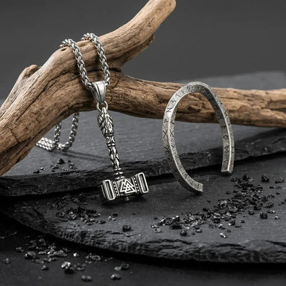 Nordic Shield Bundle | Viking Jewellery Set for Men