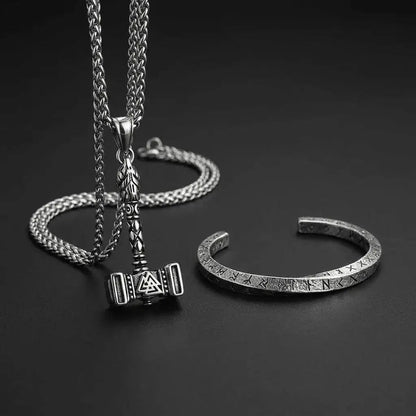 Nordic Shield Bundle | Viking Jewellery Set for Men
