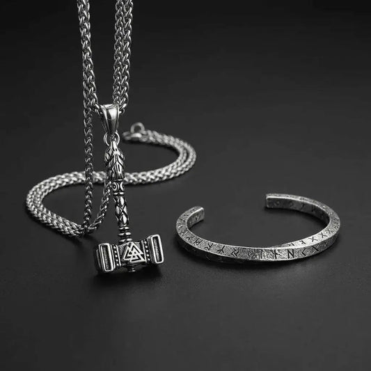Nordic Shield Bundle | Viking Jewellery Set for Men