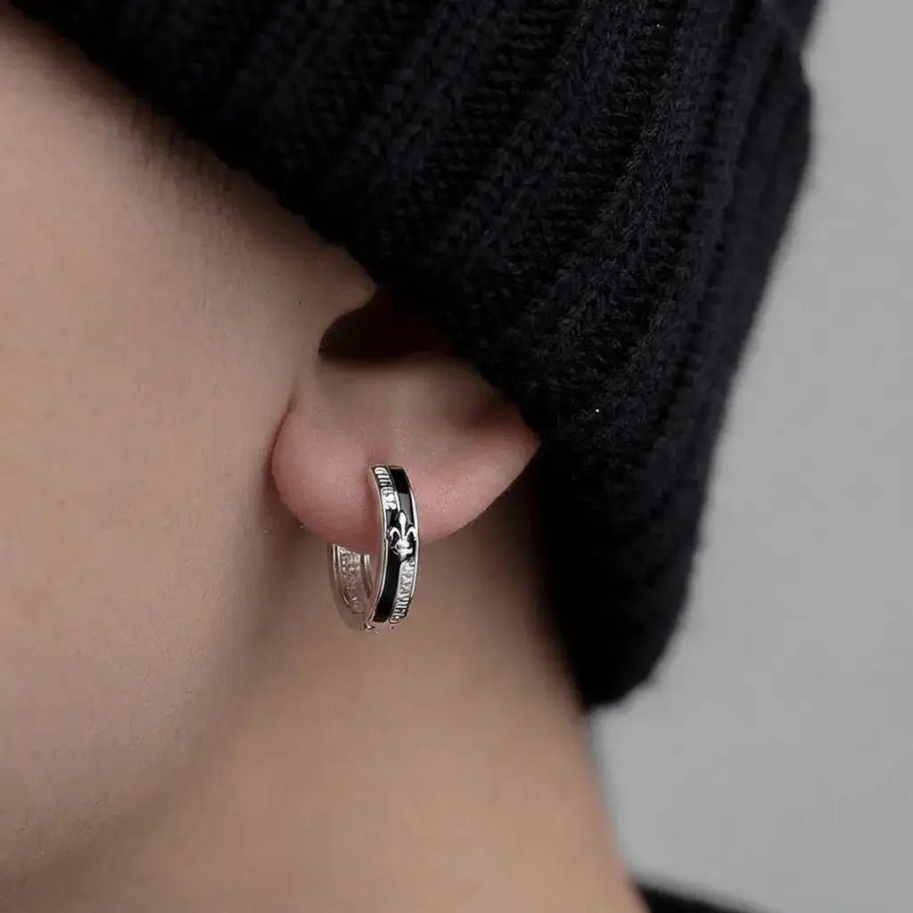 Alvora Obscura British Style Hoop Earrings | Aesthetic Jewellery