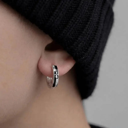Alvora Obscura British Style Hoop Earrings | Aesthetic Jewellery
