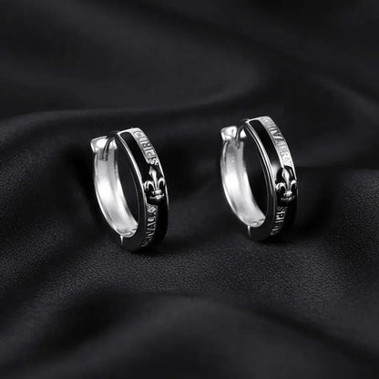 Alvora Obscura British Style Hoop Earrings | Aesthetic Jewellery