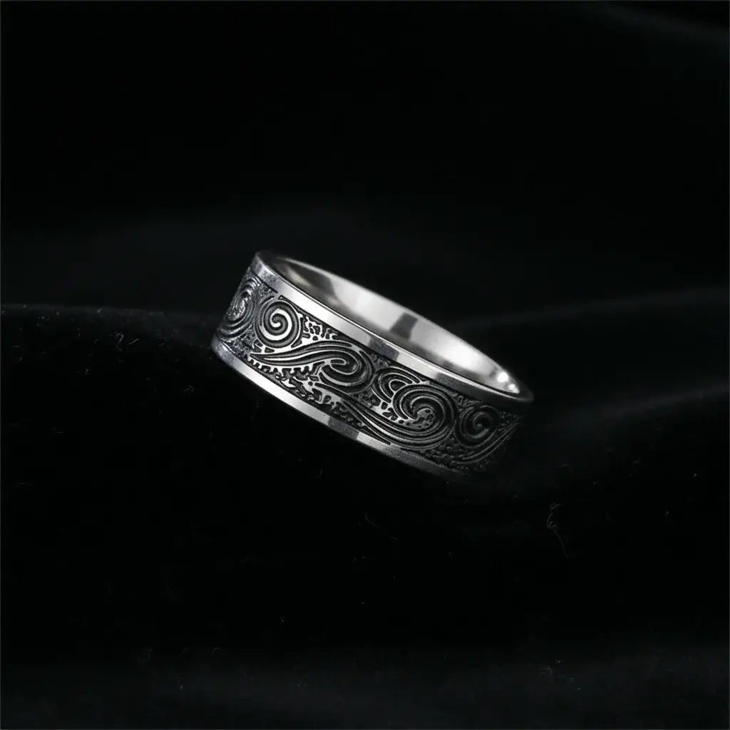 Alvora Obscuryl Ring | The Mark Sigil Reborn in Modern Steel