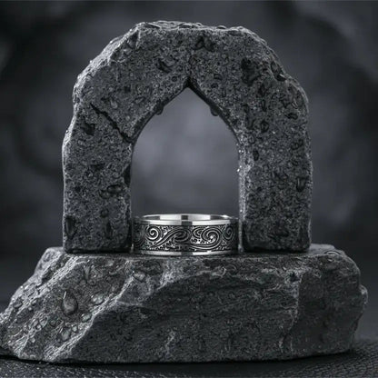 Alvora Obscuryl Ring | The Mark Sigil Reborn in Modern Steel