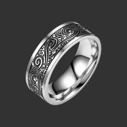 Alvora Obscuryl Ring | The Mark Sigil Reborn in Modern Steel