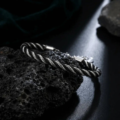 Orvex Rope Chain Silver – Waterproof Twisted Bracelet