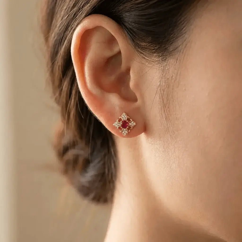 Ruby Passion Bundle | Gold Ruby Jewellery Set