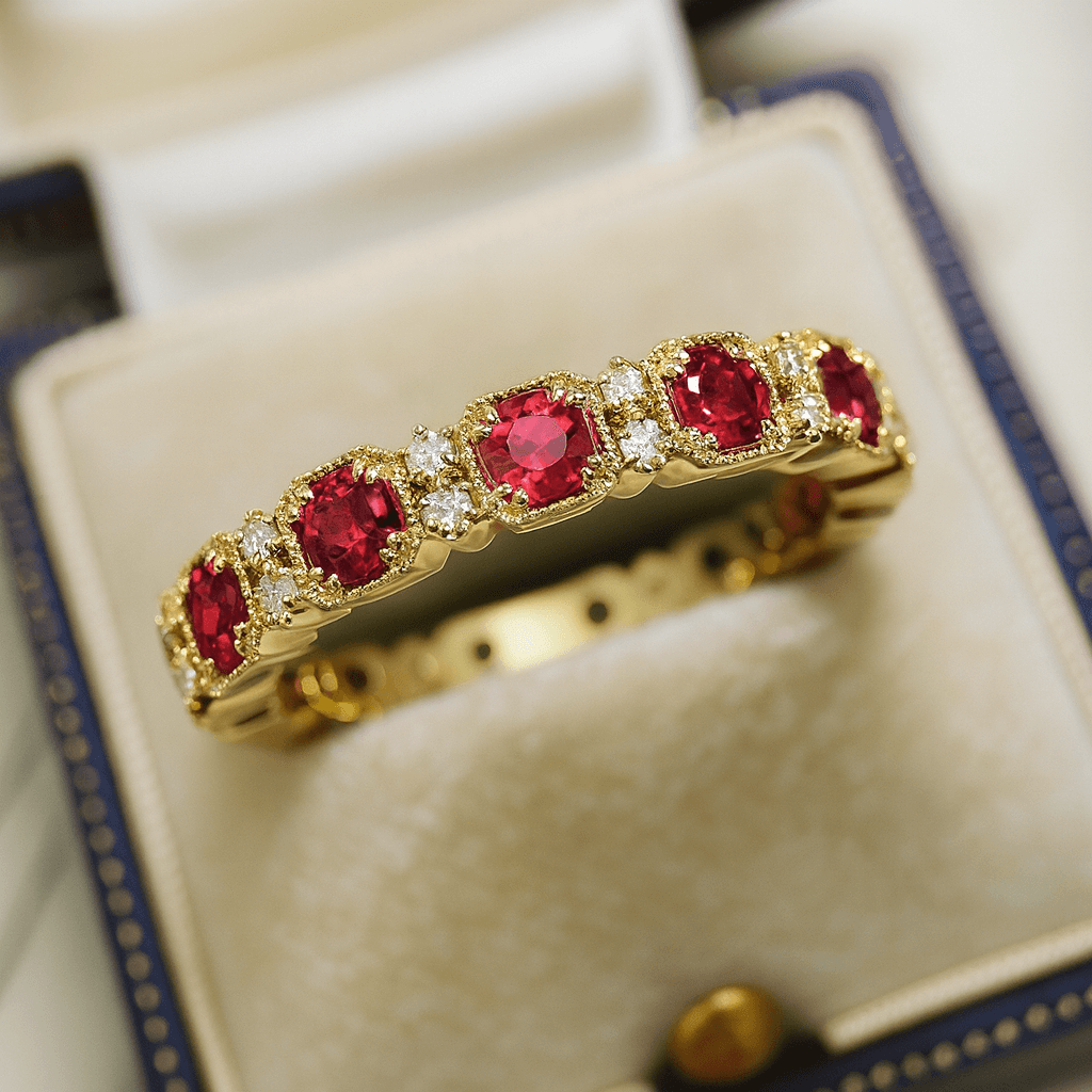 Rubira Ring – Warm Rose Gold Ring with Romantic Elegance