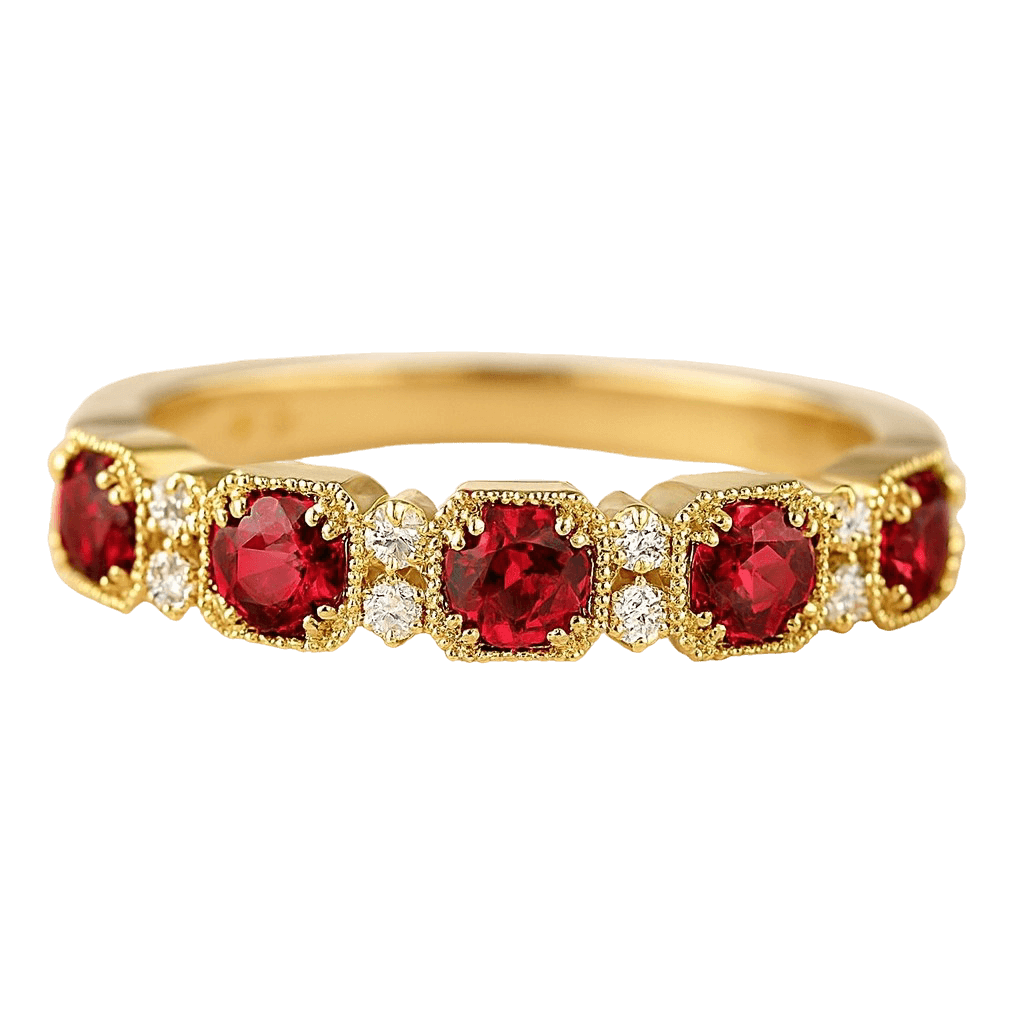 Rubira Ring – Warm Rose Gold Ring with Romantic Elegance