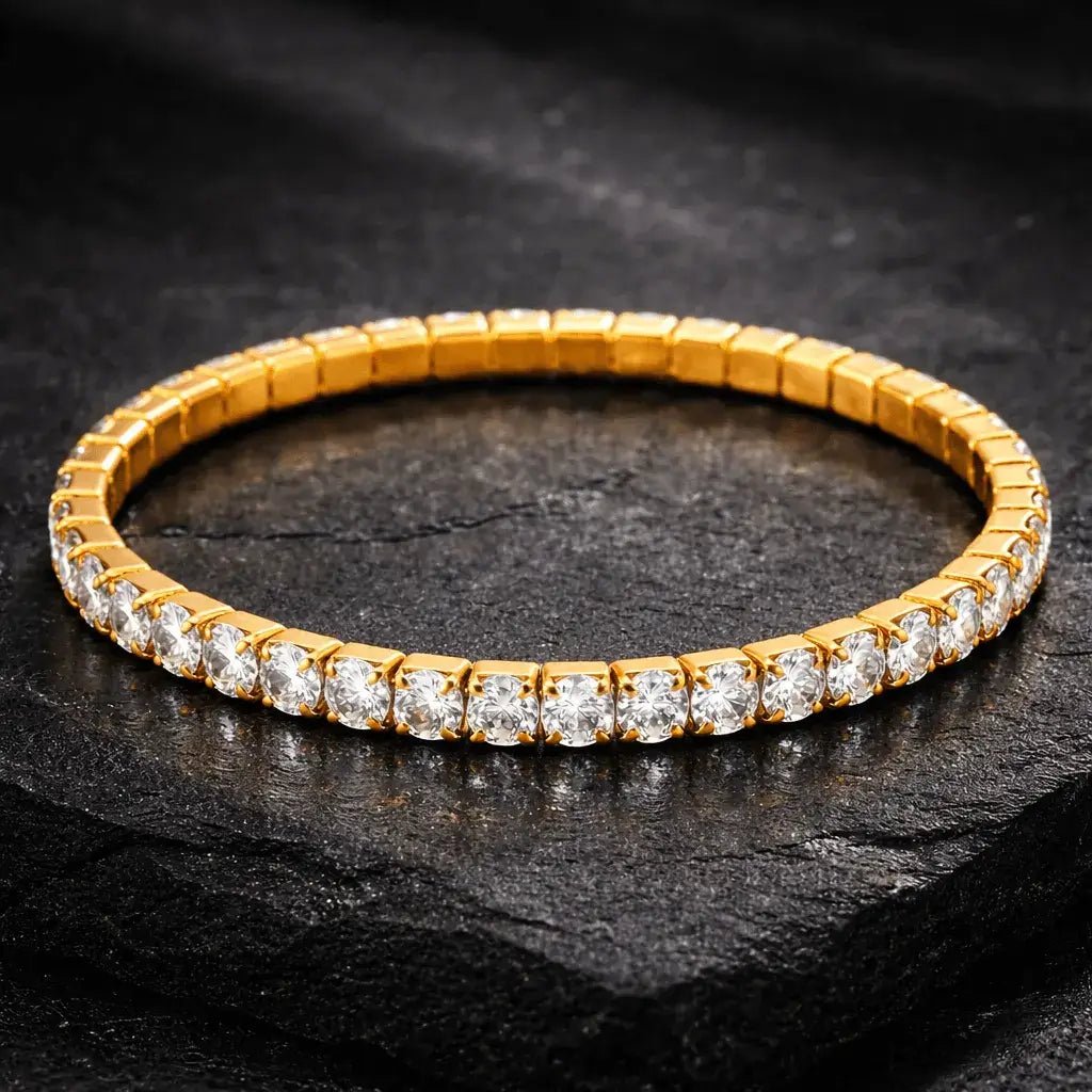 Alvora Sentinel Flex – Adjustable Waterproof Men's Tennis Bracelet